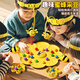Ruoyu Little Bee Collecting Honey Magnetic Beads Children's Fishing Toy 4 Years Old and Over Parent-Child Interactive Puzzle Early Education Desktop Game Little Bee Fishing Toy 2 Persons