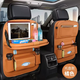 Mi Lan car back storage artifact car back chair hanging bag car seat back multi-functional car storage rack small table plate orange tray style single pack