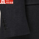 BOSS business casual wool suit jacket men's spring and autumn high-end wedding banquet middle-aged men's suit suit two-piece set L 175 suitable for 120-140 Jin Jin equals 0.5 kg