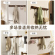 Youqin walnut door rear coat hooks without punching, strong load-bearing adhesive wall hanging coat racks, wall coat row hooks