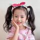 CHIMERA Sweetberry Rabbit Ear Headbands 2 pieces of girls' fabric non-stiffening wide-brimmed bangs-bundling anti-slip headbands for broken hair