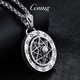 GsunG platinum twelve constellations rotating pendant for men PT950 pure platinum five-pointed star pendant for men Chinese Valentine's Day gift, priced by gram, contact before bidding