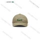 Crocodile (LACOSTE) French Crocodile Unisex Crocodile Pattern Sun Hat Peaked Baseball Cap | RK9871 Official Flagship CB8_Camel One Size TU