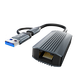Tengfei Type-C/USB二合一 2.5G千兆网卡USB-C转RJ45有线网口转换器笔记本电脑扩展网线手机转接头