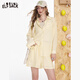 Fairy's Pocket White Shirt Shorts Suit Women's 2025 New Summer Relaxation Daily Commuting Outdoor Wear Fantasy White S