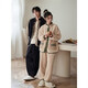 GPHF Japanese winter couple pajamas coral velvet plus velvet thickening casual wearable warm men's home clothes women's suit F248995 men's style-F248996 women's style L Female height 160-168cm, weight 105-120Jin Jin equals 0.5 kg