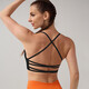Xu Qixing Yoga Pilates Fitness Women's Top Sports Vest Sling Women's Breast Pad Seamless Cross Back Beauty Exercise