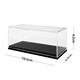 1/64 scale transparent acrylic display building block toy model car model display dust cover storage box 1/64 transparent acrylic box length, width and height 10.5*4.5*4.2CM