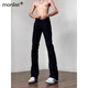 MON-LIST jeans men's autumn slim fit vibe high street scimitar straight pants MLK02 black M