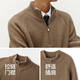 Semir Senrou|Sweater men's winter woolen sweater half-cardigan sweater for couples 101724107206