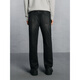 GXG Men's Wear Shopping Mall Same Style Washed Gray Jeans Men's Straight Commuting Trousers Dark Gray 175/L
