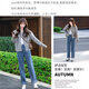 Langsha sweater women's small fragrant style jacket 2025 autumn and winter new cardigan small Korean style versatile top