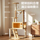 Yupetfang cat climbing frame cat nest integrated non-solid wood space capsule Tongtian column cat shelf cat tree sisal cat toy cat supplies Meow Fairy Castle 02