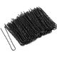 Photo studio black u-shaped clip hair one-word clip pin thick hairpin ball head fixed u-shaped clip hair accessories headdress u-shaped clip 5cm 100 pieces bag