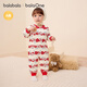 Balabala children's clothing jumpsuit newborn 2025 new winter crawler clothes thickened male and female infant clothes 208425133202