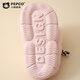 Piggy Banner men and women's indoor and outdoor wear home warm soft-soled cute plush children's cotton slippers MT2502 pink 30