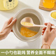 SUBOAER electric stew pot, baby food supplement pot, baby porridge, stew, soup, food supplement pot, food supplement machine, BB porridge rice cooker, infant special micro-pressure stew pot, light yellow 1.2L, four-stage staged feeding