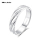 Miss JuJu pt950 platinum ring for men and women, couple ring, platinum morning and evening engagement ring, live ring, 5.9-6.1g (20-22# can be worn)