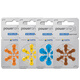 Reston powerone hearing aid special battery accessories a13 zinc air a10 button electronic a312 original a675 P13 1 plate 6 pieces