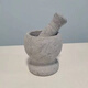Ye Yu stone garlic mortar garlic pounder original stone garlic masher grinding bowl hammer stone mortar household garlic mortar new model large bluestone hammer