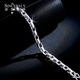 Shengshi Qiyuan men's bracelet platinum pt950 high-end simple and elegant men's trendy personalized platinum bracelet for boyfriend, length 19cm, weight 20.01g, thickness about 6.8mm
