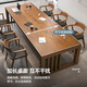 LISUO solid wood desk goes to the living room, simple long table, atmospheric conference table, calligraphy table 200 single table