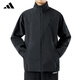 Adidas men's trendy training running stand collar casual sports outdoor windproof jacket KG8970 L