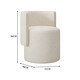 Shantou Lincun Bedroom Light Luxurious Makeup Stool Pulley Master Bedroom Dressing Stool Chair Simple Backrest Dressing Stool Beige Bright Star Velvet 360 Rotation