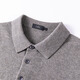 Shanshan (FIRS) 100% sheep wool sweater men's autumn and winter thickened warm semi-worsted easy-care business casual sweater