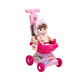 Doll Toy Girl 2025 New Elsa Princess Simulation Play Cart Children 3 Years Old and 4 Dress Up Set Pink Stroller + Pink Baby