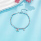 CHINA GOLD platinum bracelet pt950 abacus beads as birthday gift for girlfriend, about 7.78g