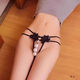 Sexy lingerie, sexy underwear, women's thong, pearl flirting, open thong, double row black pearls, 12 pearls, diameter 1.6, one size fits all, recommended weight 80130Jin Jin equals 0.5kg