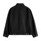 Madden Workwear American Casual IKE Cotton Coach Jacket Men's Jacket Spring and Autumn Thin Black Profile Men's Top Black Trendy Handsome/Boys/2025 New L