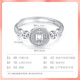 Bank of China Yijin pt950 Peace and Joy Coin Platinum Ring Women's Platinum Copper Coin Ring Birthday and Valentine's Day Gift for Girlfriend Peace and Joy Coin Platinum Ring Gold Weight Approximately 2.7g