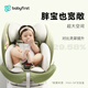 Baby First Lingxi Pro child safety seat ISOFIX interface 0-4-7 years old forward and reverse installation baby seat Lingxi Pro upgraded version mica gray