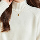 Shexi (Srcr) 343g thick cashmere sweater for women 100% cashmere sweater with spring and autumn waist knitted bottoming shirt