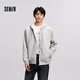 Semir jacket men's winter plus velvet heavy texture knitted cardigan coat couple solid color hooded 101724108203