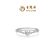 Lao Fengxiang New Product Love Proposal Diamond Platinum Ring Single Ring Gift for Men and Women Simple Love Ring for Women 13 2.13