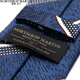 North Martin Silk Tie Men's Formal Business Suit Blue Stripe Groom's Wedding Hand-knotted High-end