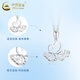 China Gold (CHINA GOLD) PT950 Platinum Swan Pendant Women's Winding Platinum Necklace Valentine's Day Birthday Gift for Girlfriend and Wife Platinum Swan Pendant About 1.5g Free Silver Chain