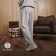 Adidas simple and comfortable loose space cotton sweatpants men's autumn Adidas official clover light gray XS