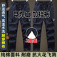 Welding work clothes trousers pure cotton extra-grade overalls men's wear-resistant anti-scalding factory auto repair labor insurance casual straight pants military green + navy blue wear-resistant thickened 2 pieces XL 175 recommended 125-145 Jin Jin equals 0.5 kg