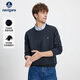 Navigare Italian small sailing ship 25 autumn and winter new men's fake two-piece sweater with shirt collar sweater 1144015303