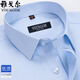 HARTMARX Youngor cotton non-iron long-sleeved shirt men's mall same style spring and autumn striped business formal shirt pure cotton 4017 blue stripe 39 recommended 100-120Jin Jin equals 0.5 kg