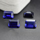 Bhiodha2025 new quality tanzanite sapphire loose stone rectangular blue main stone Sri Lanka rough stone 6x8mm