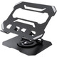 Popular 360 rotating aluminum metal mechanical arm mobile phone tablet holder office computer desktop pad suitable for portable high quality elite gray