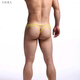 Gay men's underwear Gay sexy boys' underwear see-through pouch low-waist fine mesh thong sexy 0 black white L