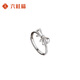 LIU GUI FU JEWELRYPT950 platinum bow ring for women live solid ring ring for women birthday gift for girlfriend and wife practical 2.58g platinum butterfly ring