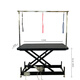 Pet Grooming Table Electric Lift Dog Grooming Taichung Large Dog Trimming and Blowing Grooming Table Hydraulic Styling Table Rounded Corner Electric Lifting Grooming Table (All Black)