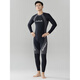 He Jiagong's new swimsuit men's one-piece large size 200Jin Jin is equal to 0.5kg long-sleeved trousers sun protection diving surfing suit swimsuit for men Picture L